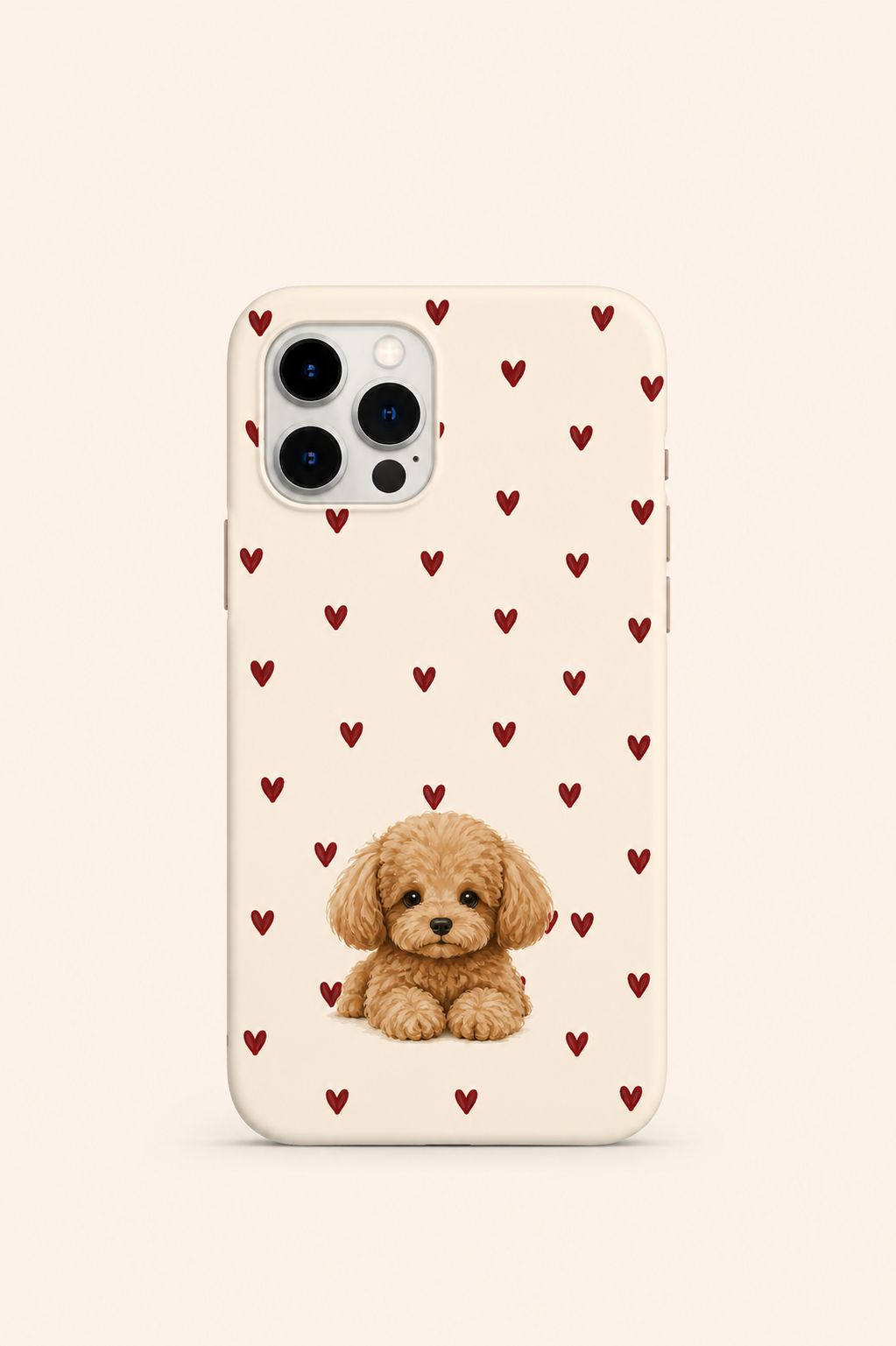 MOOD | HEARTED POODLE DOG CASE