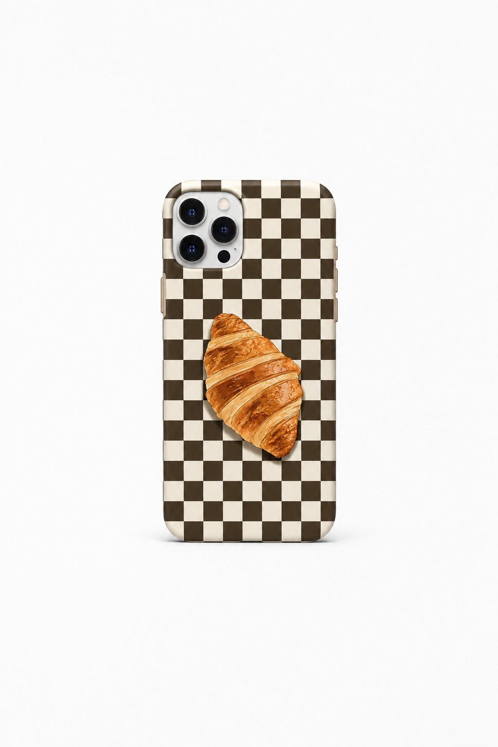 MOOD | CHECKERED CROISSANT CASE